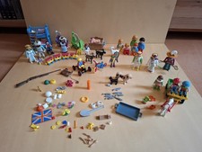 Konvolut Playmobil Figuren Tiere Zubehör Kleinteile Prospekte  80er und 90er