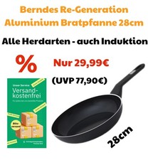 Berndes Re-generation Bratpfanne 28cm Aluminium Pfanne Induktionspfanne