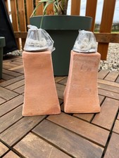 2er Set Öllampen Terrakotta