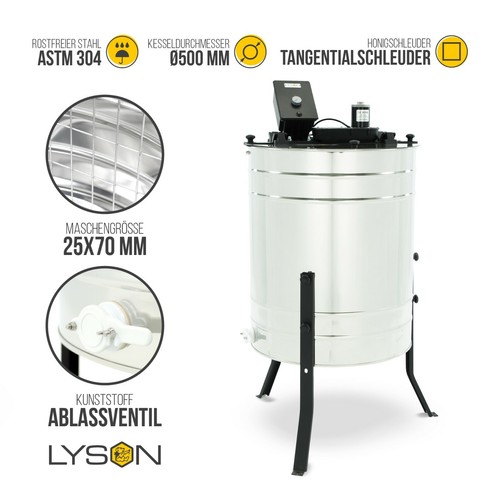 Lyson honigschleuder waben - lyson, 4-waben