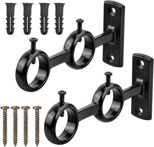 Gardinenstangenhalter schwarz - gardinenstangenhalter,
