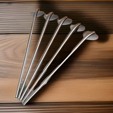 Neu: Auenthal - 6er Set Edelstahl Trinkhalme - Trinklöffel, Wiederverwendbar