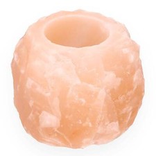 Salzkristall Teelichthalter |