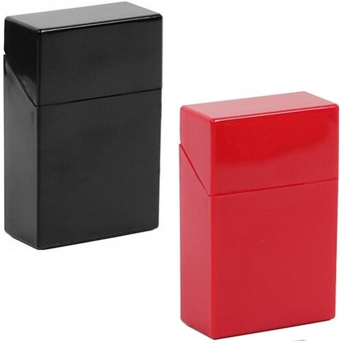 Kunststoff zigarettenetui - 2x,