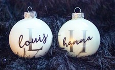 Weihnachtskugel personalisiert