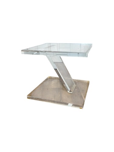 Moderner lucite beistelltisch - lucite,