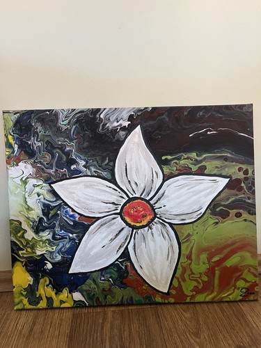 Acryl bild gemälde modern - acryl,