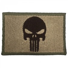 Punisher Totenkopf Stoff Klett