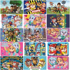 Paw Patrol Tischunterlage Platzdeckchen Malunterlage Knetunterlage Eßunterlage