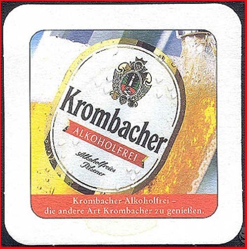 Bierdeckel krombacher - -,