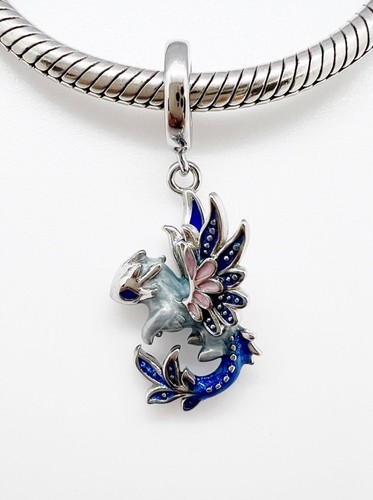 Fliegender drache dangle charm - drache,