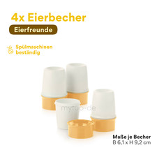 Tupperware Eier-Becher Eier-Box Eier-Schneider Kolumbus Camping