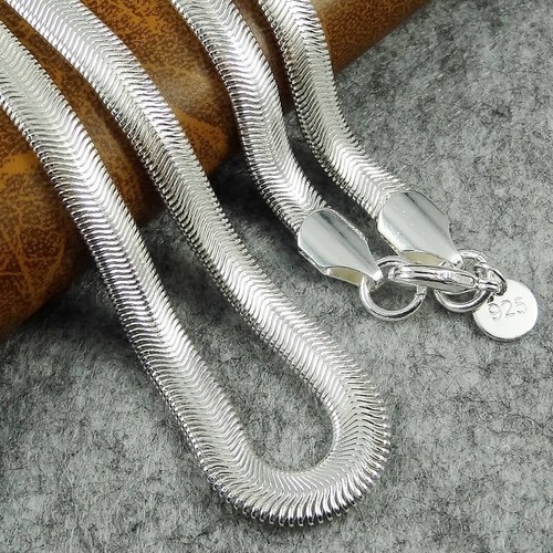 Silber breite flache - 6,