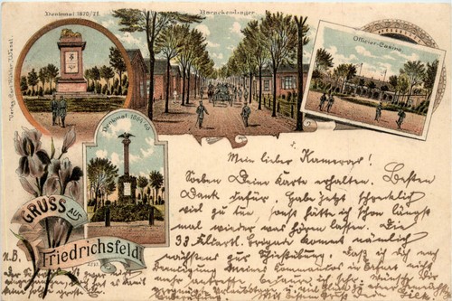 Gruss aus friedrichsfeld - gruss, bei
