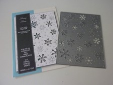 Stanzschablone - Hintergrund mit Schneeflocken in DinA 6 von Memory Box