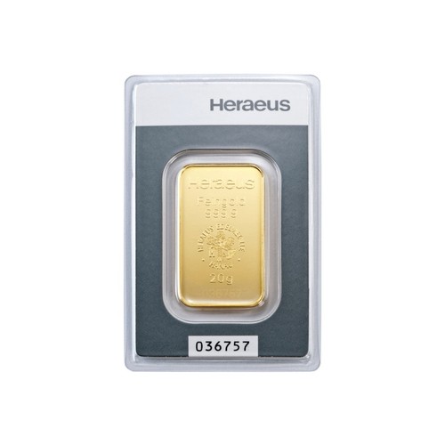 20g goldbarren heraeus 20 g - 20g,