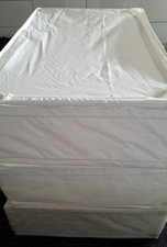 Ikea Skubb Unterbett Aufbewahrungstasche / -box, weiß, abwischbar, 93x55x15