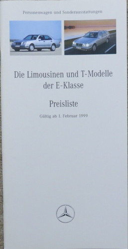 Mercedes klasse limousine - e-klasse,