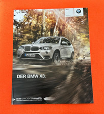 BMW X3 SUV  dicker  Prospekt Brochure Katalog Folleto  2015