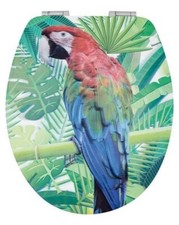 WC Sitz Holz mit Absenkautomatik – Toilettensitz mit Softclose für Bad Ara