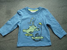 Baby Kleidung, Pully blau, Gr