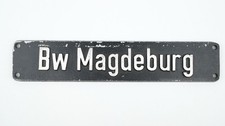 Metall Lokschild Bw-Schild Bw