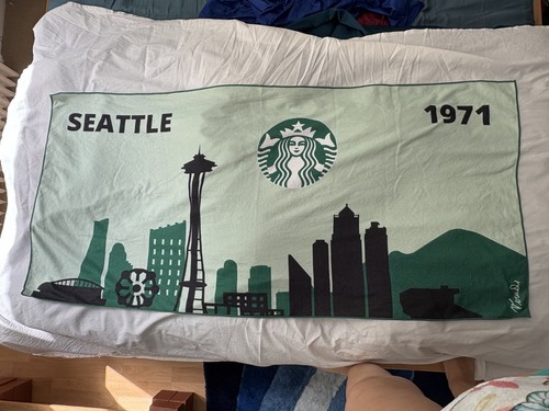 Starbuck handtuch seattle 1971 - handtuch,