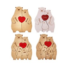 Familie holz puzzle - holz,