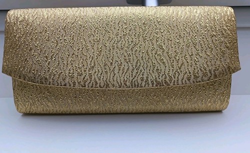 Handtasche clutch gold - handtasche, /