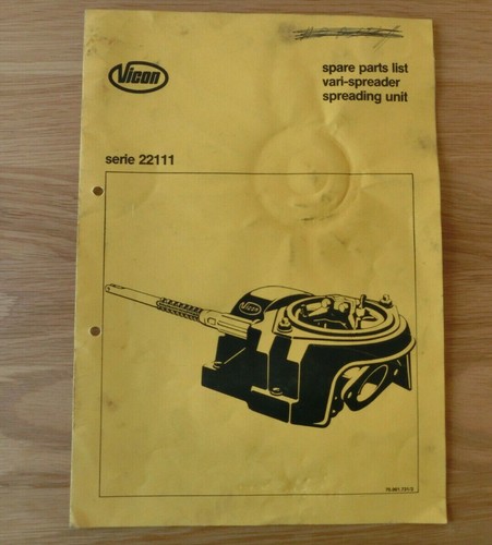 Teilekatalog vicon - teilekatalog,