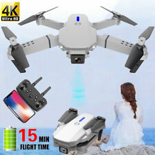 Drohne X Pro 4K HD Selfie Dual Kamera FPV faltbar RC Quadcopter+3 Akkus LS-E525