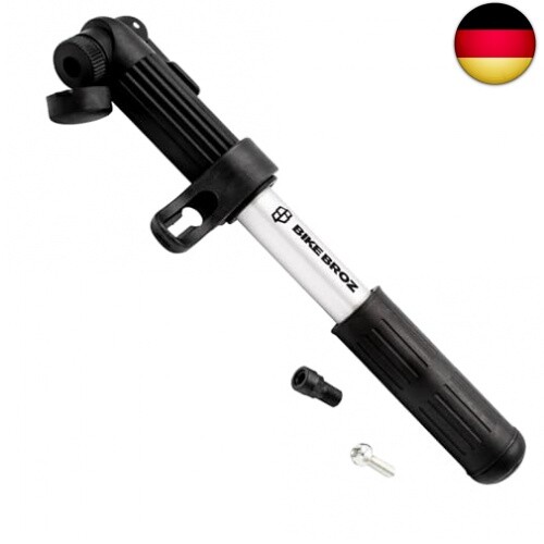 Mini fahrradpumpe mit - mini,