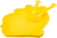 ★ Tupperware ★ Kinder Teller + Besteck ★ Tuppercare ★ WINNIE POOH ★ gelb ★ NEU