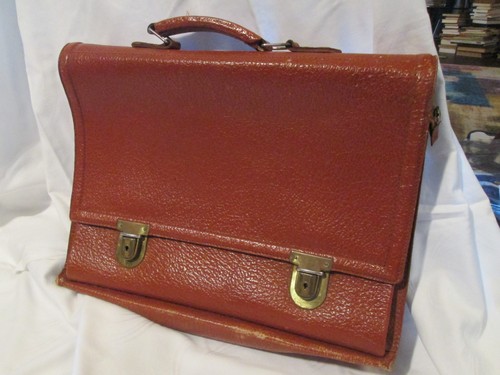 Vintage alte aktentasche - vintage,