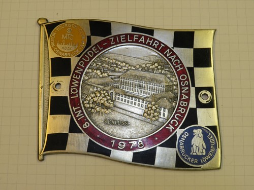 Oldtimer email plakette - email,
