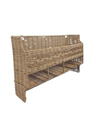 Wandregal Vintage Rattan Weinregal Küchenregal Küche Weltbild Braided Neu