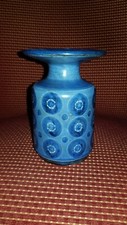 Keramik Vase von Thoms Handarbeit Blau/Weiß