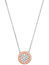 MICHAEL KORS Halskette mit Anhänger MKC1587AN931 NEU 925 Silber  Bicolor