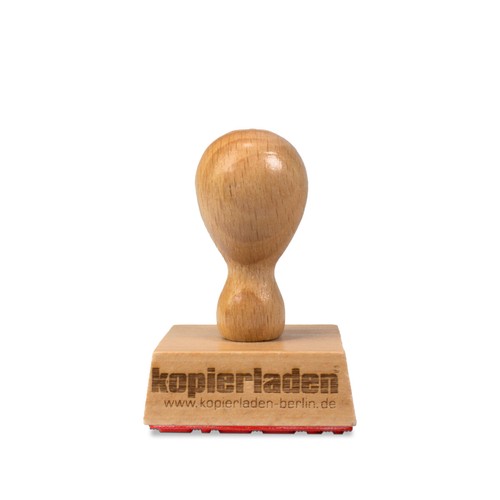 Personalisierter holzstempel - personalisierter,