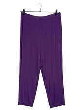 SLINKY BRAND Marlenehose Damen Hose Gr. DE 42 lila Casual-Look