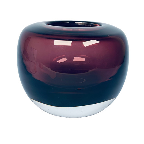 Glasschale vase amethyst kunst - glasschale,