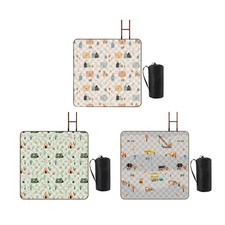 Picknick Outdoor Decke süß 200 cmx200 cm für Sommer Gras Rasen Camping