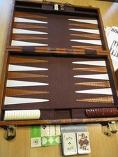 Hochwertiges Backgammon Koffer