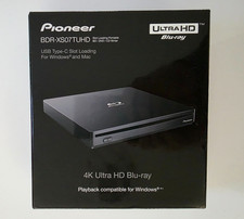 Pioneer BDR-XS07TUHD externer USB-C Ultra HD Blu-Ray Brenner wie neu mit Zubehör