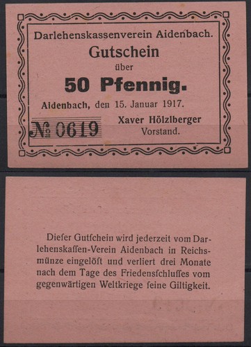 29942 notgeld aidenbach - [29942],