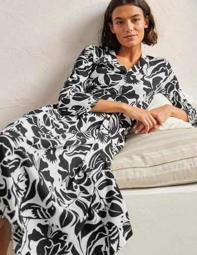 Boden jersey kaftan midikleid - boden,