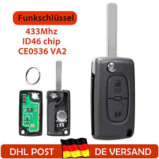 Funk Schlüssel Für Citroen Berlingo Jumpy DS3 Peugeot Partner Expert 2009-2016