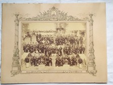 sehr großes Reservistenbild 12. Companie 2. Nass. Inft. Regt. Nr 88 Mainz 1906