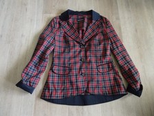 Lodenfrey kurze Janker JACKE, Gr. 38, top Zustand, Schottenkaro, Mischgewebe