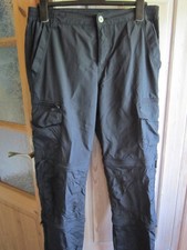 Outdoor Hose Cargohose Wanderhose Trekkinghose Beine abtrennbar schwarz W31 L 34